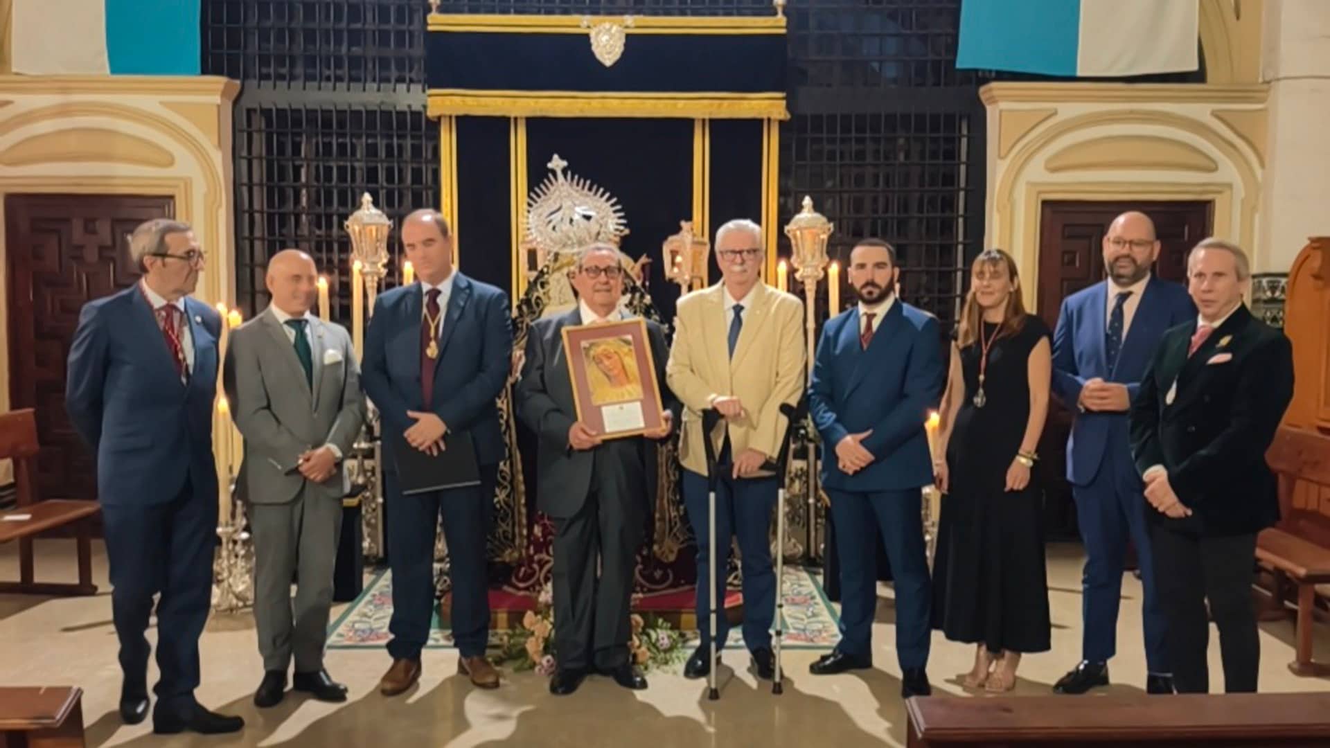 Imagen de la noticia: Antonio Velázquez realizó un emotivo recorrido por los cinco misterios dolorosos en la V Exaltación a Nuestra Señora del Rosario (HERMANDADES)