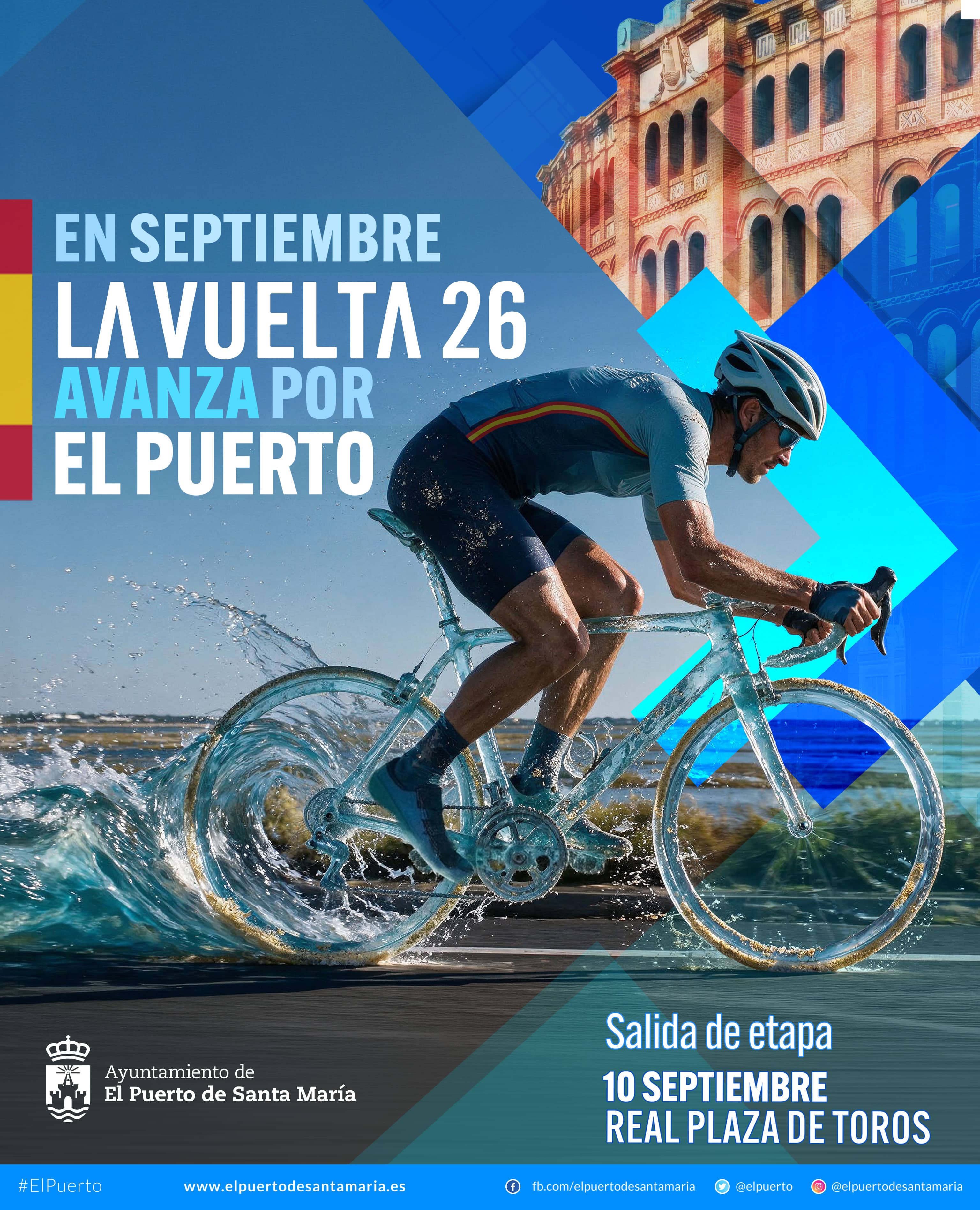 Imagen de la noticia: El Puerto vivirá mañana una jornada histórica con la salida de La Vuelta desde la Plaza de Toros, con entrada libre, DJ y animación (La Vuelta)