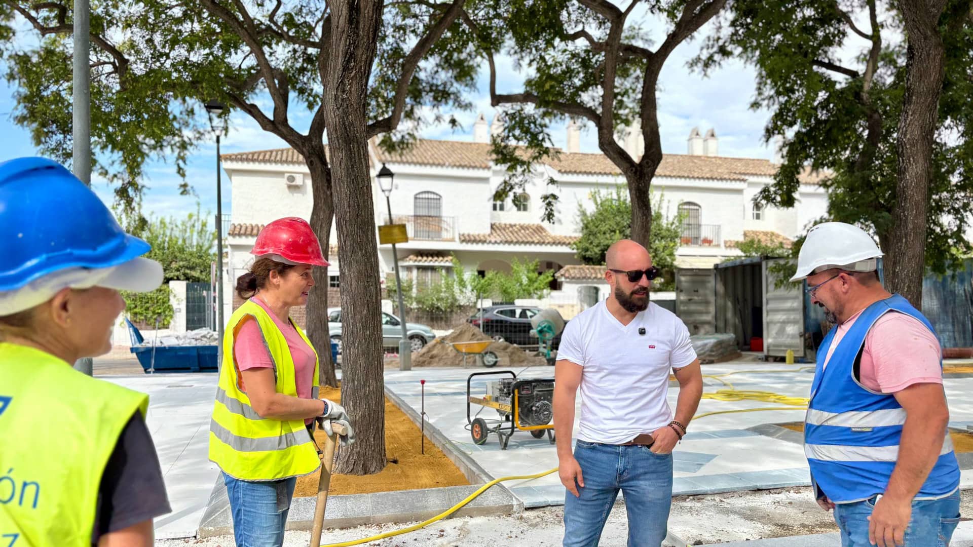 Imagen de la noticia: La remodelación de la plaza José Luis Galloso encara su recta final (Obras)